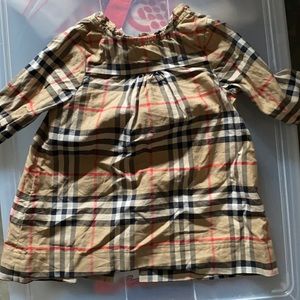 Size 6 months Burberry dress.
